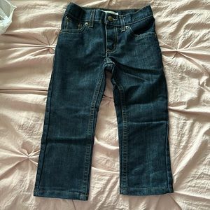 Adjustable dark Levi Jeans size 3t